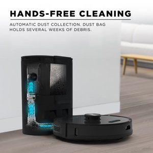 iHome AutoVac Nova Self Empty Robot Vacuum and Mop, Laser and HomeMap Navigation